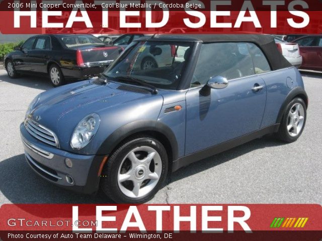 2006 Mini Cooper Convertible in Cool Blue Metallic