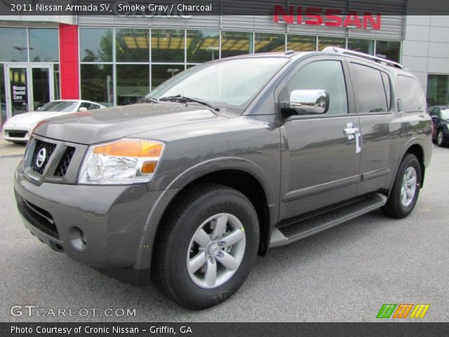 2011 Nissan Armada SV in Smoke Gray
