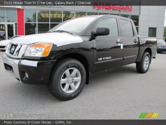2011 Nissan Titan SV Crew Cab in Galaxy Black