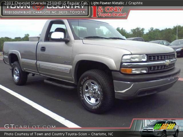2001 Chevrolet Silverado 2500HD LS Regular Cab in Light Pewter Metallic