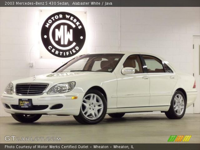 2003 Mercedes-Benz S 430 Sedan in Alabaster White
