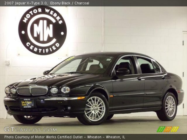 2007 Jaguar X-Type 3.0 in Ebony Black
