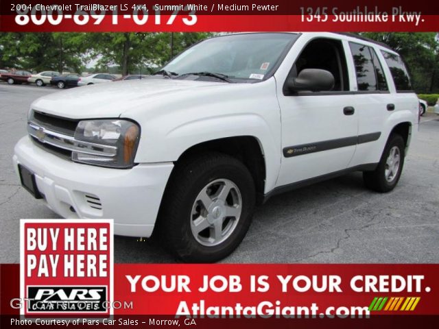 2004 Chevrolet TrailBlazer LS 4x4 in Summit White