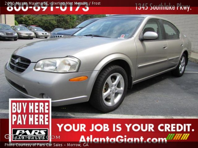 2000 Nissan Maxima SE in Sterling Mist Metallic