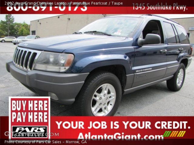 2002 Jeep Grand Cherokee Laredo in Patriot Blue Pearlcoat