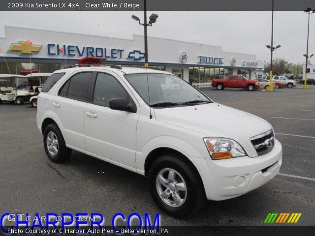 2009 Kia Sorento LX 4x4 in Clear White
