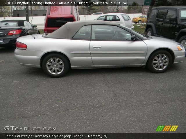 2004 Chrysler Sebring Limited Convertible in Bright Silver Metallic