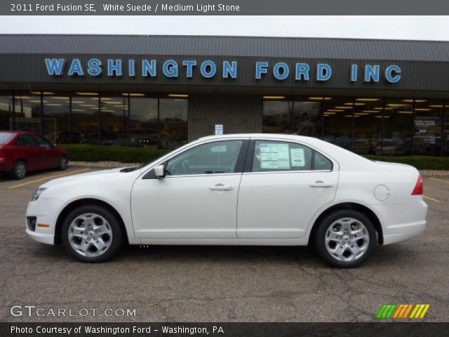 2011 Ford Fusion SE in White Suede
