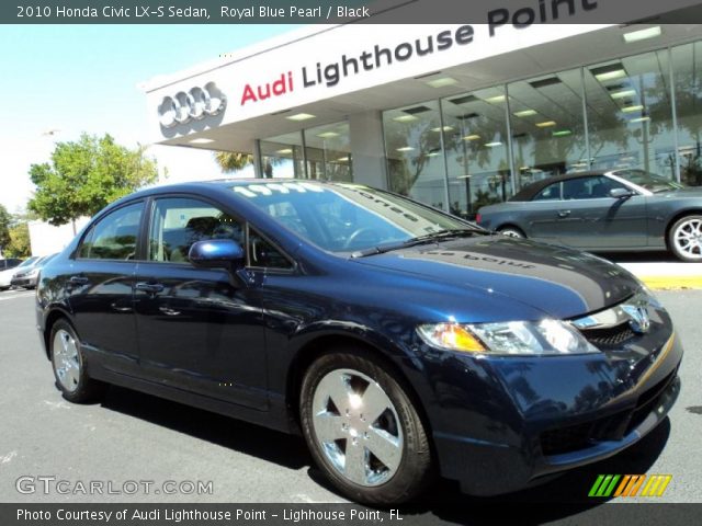 2010 Honda Civic LX-S Sedan in Royal Blue Pearl
