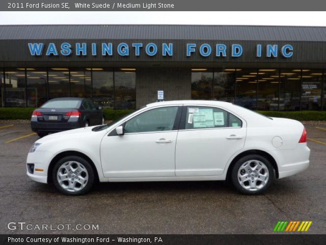 2011 Ford Fusion SE in White Suede