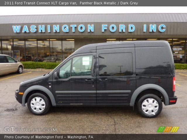 2011 Ford Transit Connect XLT Cargo Van in Panther Black Metallic