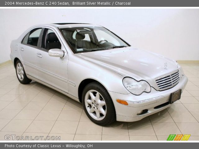 2004 Mercedes-Benz C 240 Sedan in Brilliant Silver Metallic