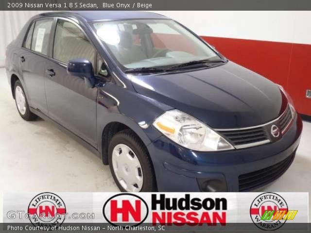 2009 Nissan Versa 1.8 S Sedan in Blue Onyx