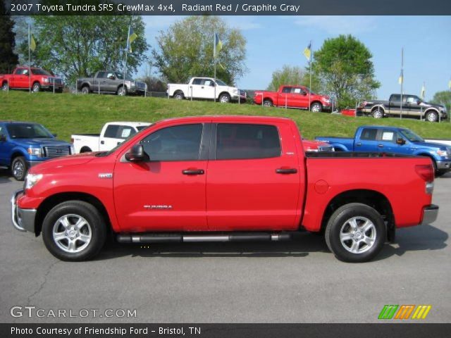 2007 Toyota Tundra SR5 CrewMax 4x4 in Radiant Red