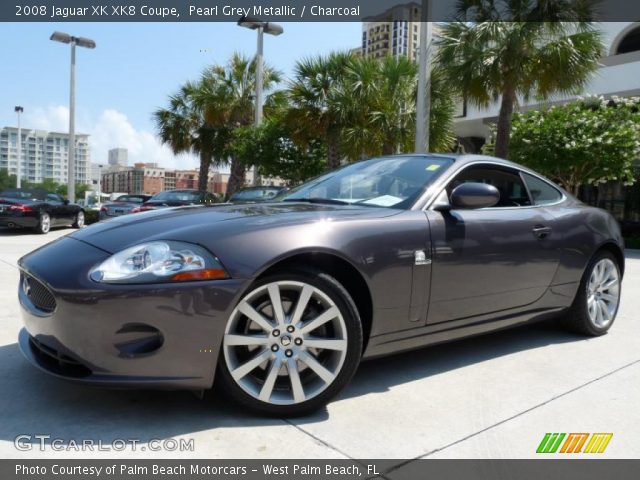 2008 Jaguar XK XK8 Coupe in Pearl Grey Metallic