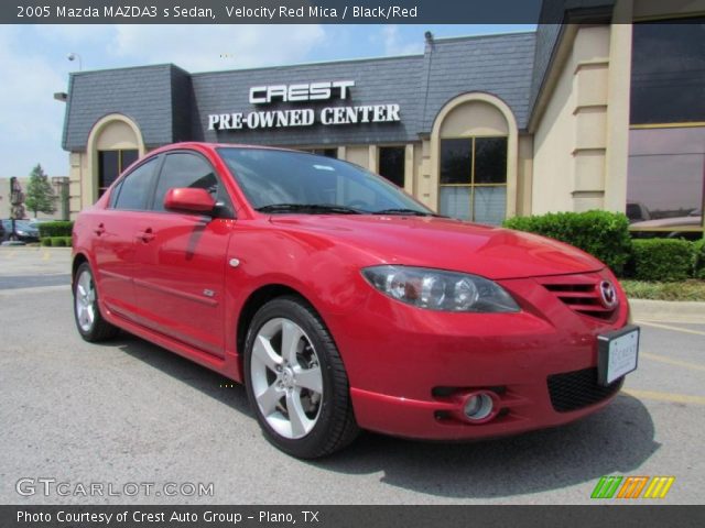 2005 Mazda MAZDA3 s Sedan in Velocity Red Mica