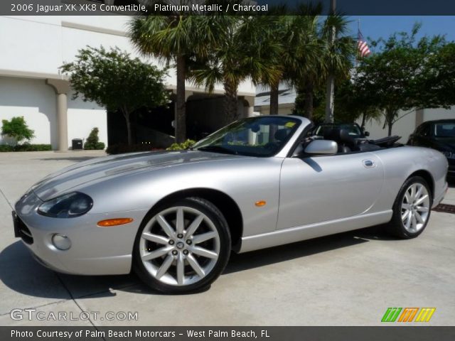 2006 Jaguar XK XK8 Convertible in Platinum Metallic