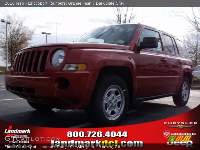 2010 Jeep Patriot Sport in Sunburst Orange Pearl