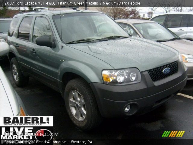 2007 Ford Escape XLT 4WD in Titanium Green Metallic