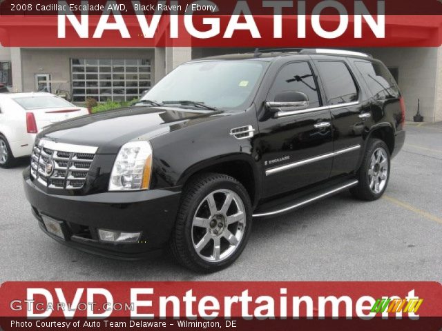 2008 Cadillac Escalade AWD in Black Raven