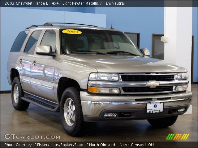 2003 Chevrolet Tahoe LT 4x4 in Light Pewter Metallic