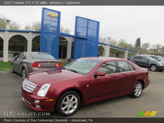 2007 Cadillac STS 4 V6 AWD in Infrared