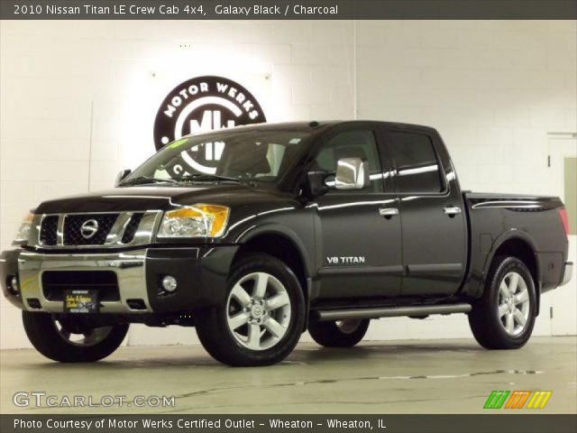2010 Nissan Titan LE Crew Cab 4x4 in Galaxy Black