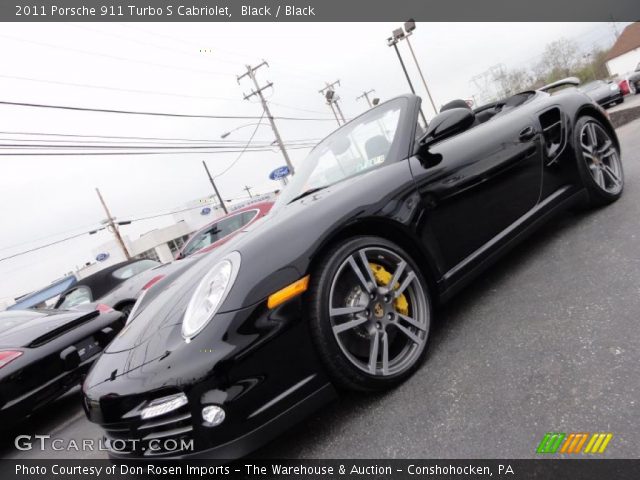 2011 Porsche 911 Turbo S Cabriolet in Black