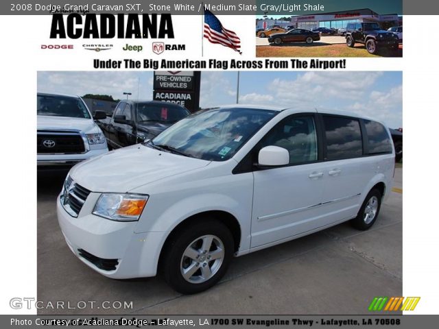 2008 Dodge Grand Caravan SXT in Stone White