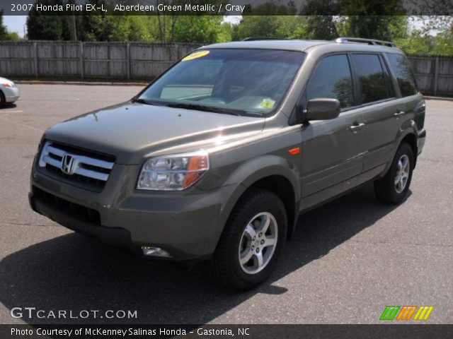 2007 Honda Pilot EX-L in Aberdeen Green Metallic