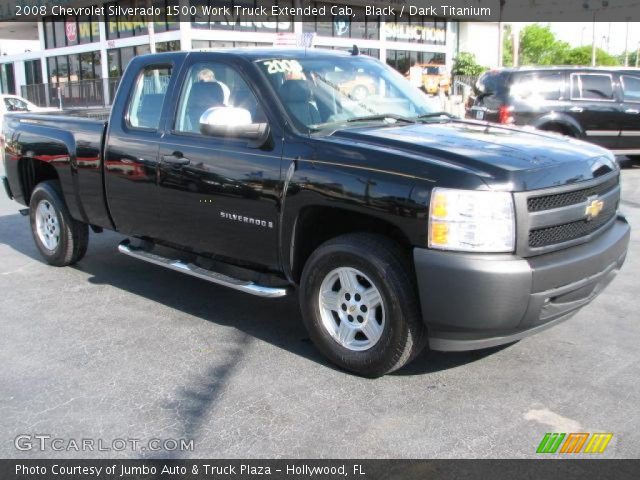 2008 Chevrolet Silverado 1500 Work Truck Extended Cab in Black