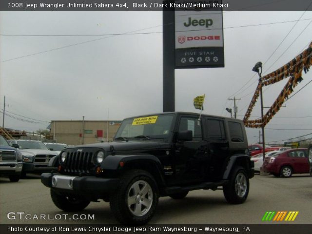 2008 Jeep Wrangler Unlimited Sahara 4x4 in Black