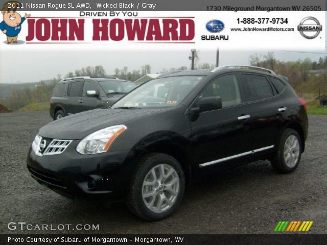 2011 Nissan Rogue SL AWD in Wicked Black