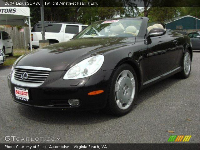 2004 Lexus SC 430 in Twilight Amethyst Pearl