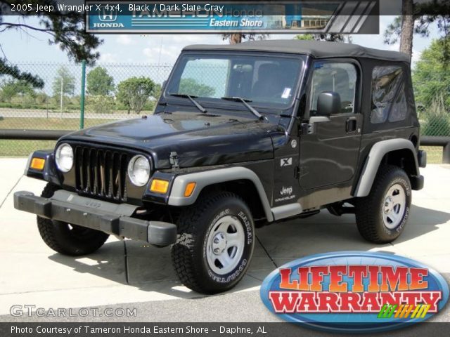 2005 Jeep Wrangler X 4x4 in Black