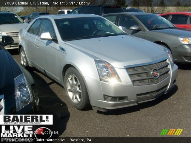 2009 Cadillac CTS Sedan in Radiant Silver