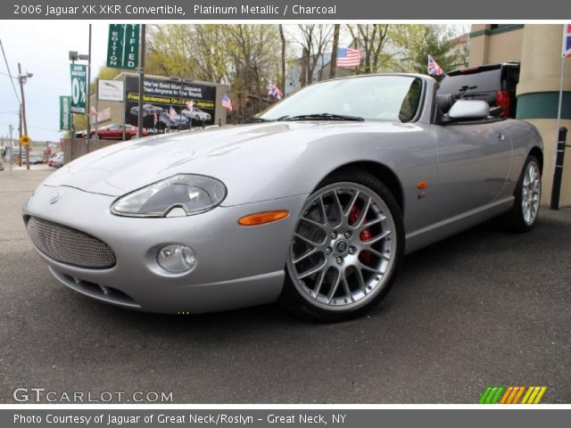 2006 Jaguar XK XKR Convertible in Platinum Metallic