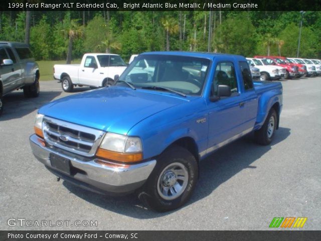 1999 Ford Ranger XLT Extended Cab in Bright Atlantic Blue Metallic