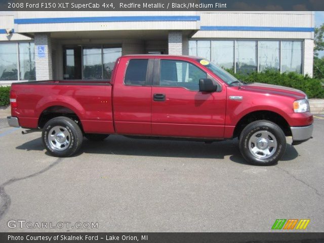 2008 Ford F150 XLT SuperCab 4x4 in Redfire Metallic