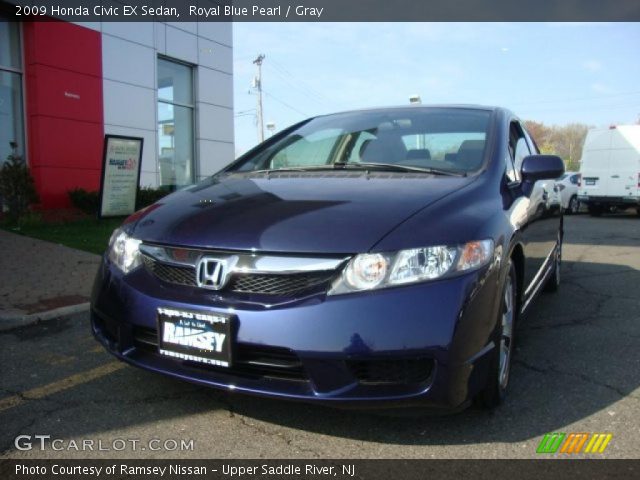 2009 Honda Civic EX Sedan in Royal Blue Pearl