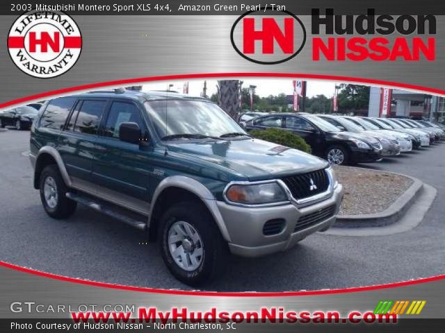 2003 Mitsubishi Montero Sport XLS 4x4 in Amazon Green Pearl