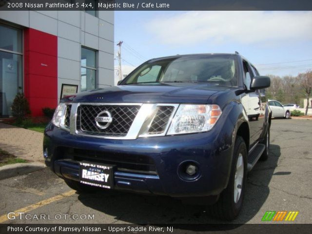 2008 Nissan Pathfinder S 4x4 in Majestic Blue