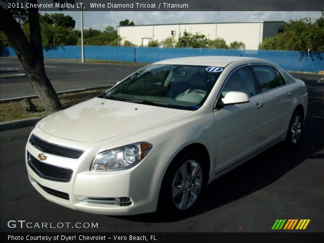 2011 Chevrolet Malibu LT in White Diamond Tricoat