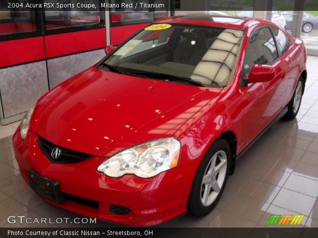 2004 Acura RSX Sports Coupe in Milano Red
