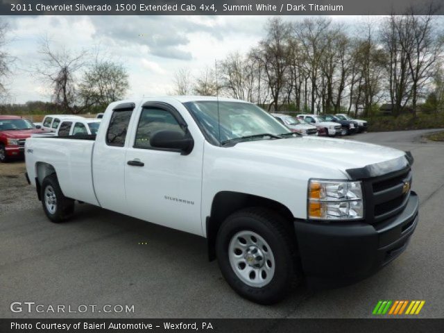 2011 Chevrolet Silverado 1500 Extended Cab 4x4 in Summit White