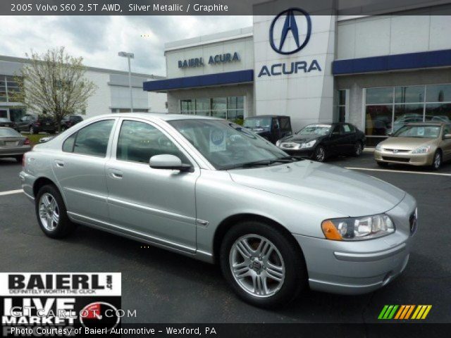 2005 Volvo S60 2.5T AWD in Silver Metallic