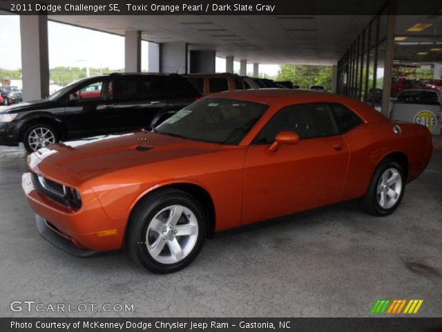 2011 Dodge Challenger SE in Toxic Orange Pearl