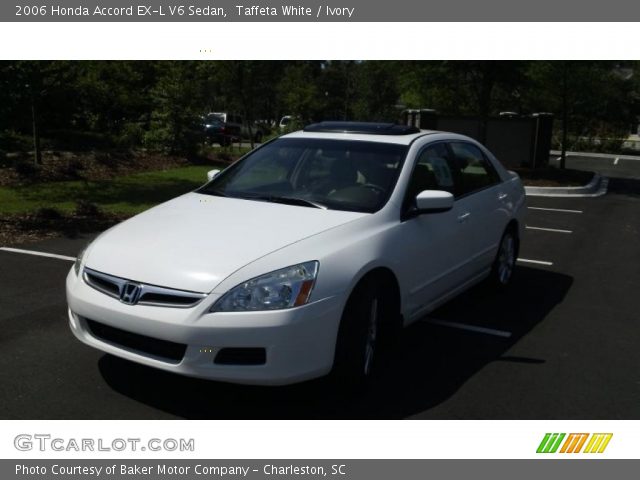 2006 White honda accord ex-l #6