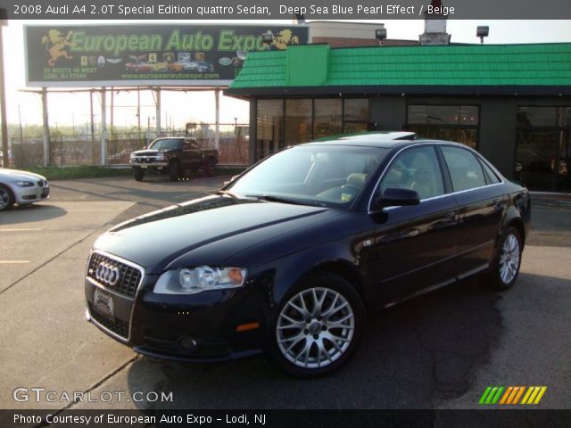 2008 Audi A4 2.0T Special Edition quattro Sedan in Deep Sea Blue Pearl Effect