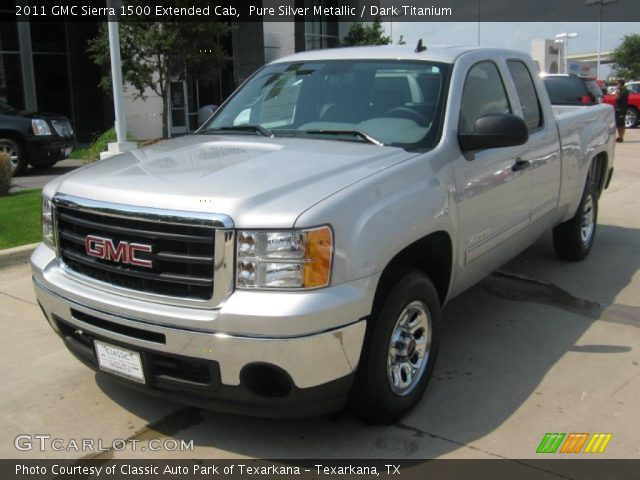 2011 GMC Sierra 1500 Extended Cab in Pure Silver Metallic